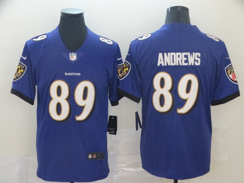 Youth Baltimore Ravens #89 Mark Andrews Blue Vapor Untouchable Limited NFL Jersey