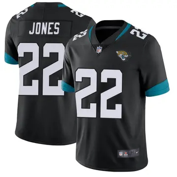 Youth Jacksonville Jaguars #22 Jarrian Jones Vapor Limited Black Nike Stitched NFL Jersey