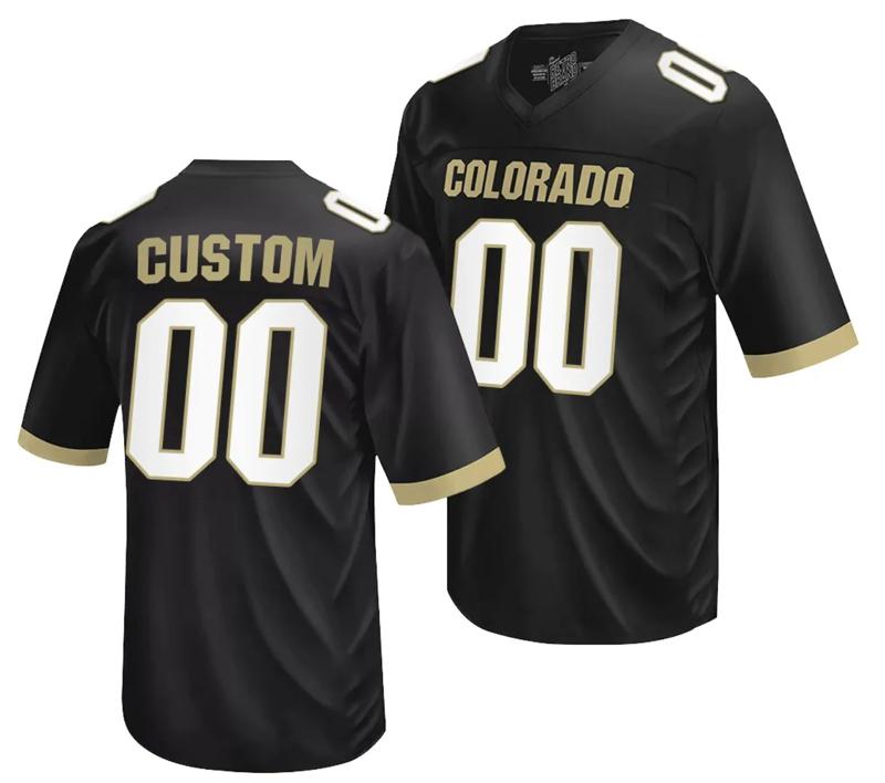 Men's Nike Custom Colorado Buffaloes Jersey #Name and Number NIL 2023 College Football Black