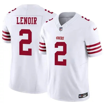 Youth San Francisco 49ers #2 Deommodore Lenoir White F.U.S.E. Vapor Limited Stitched Jersey