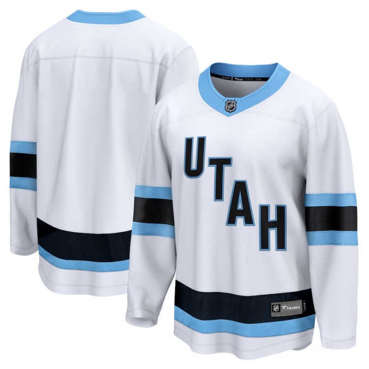 Men's Utah Hockey Club Fanatics White Breakaway Blank Jersey