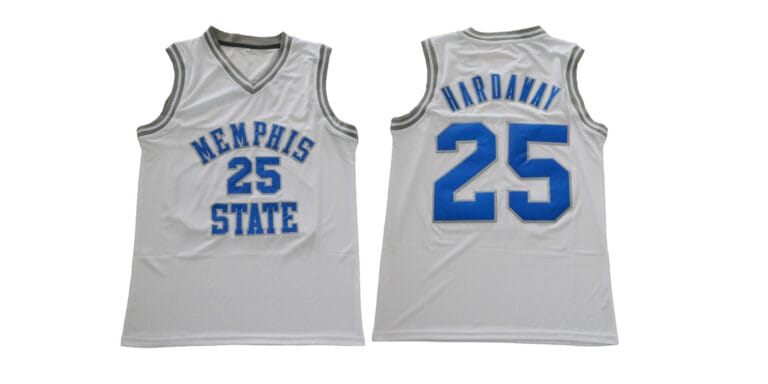 Men's Penny Hardaway Jersey #25 Memphis Tigers NCAA Basketball White