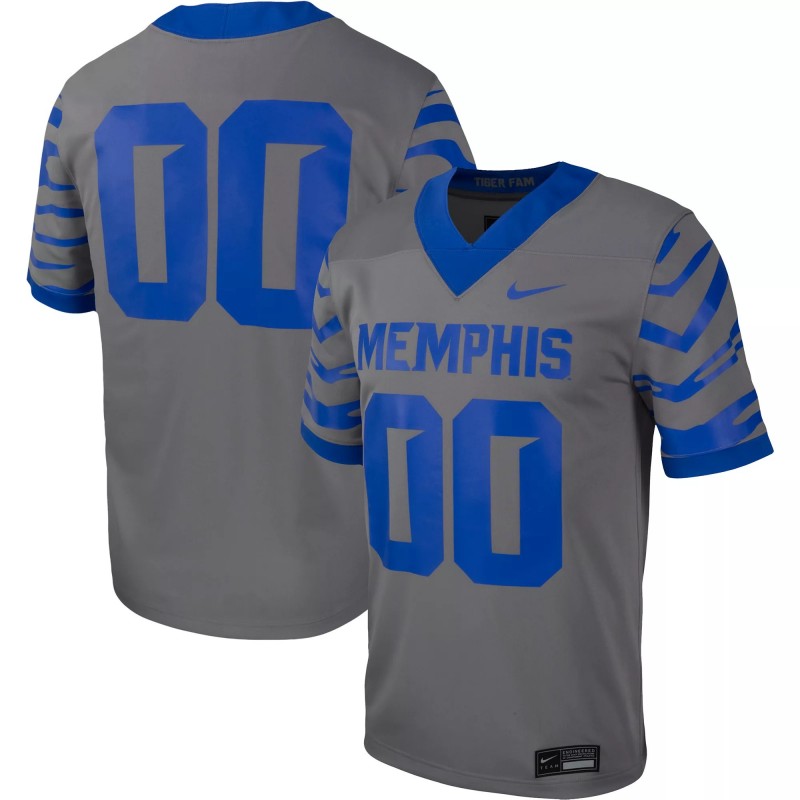 Nike Men's Memphis Tigers #00 Home Grey Replica Alternate Football Jersey