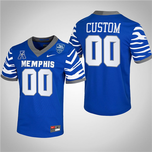 Custom Nike Men's Memphis Tigers College Football Jersey Royal