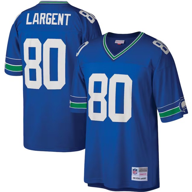 Men's #80 Steve Largent Seattle Seahawks Legacy Replica Jersey - Royal