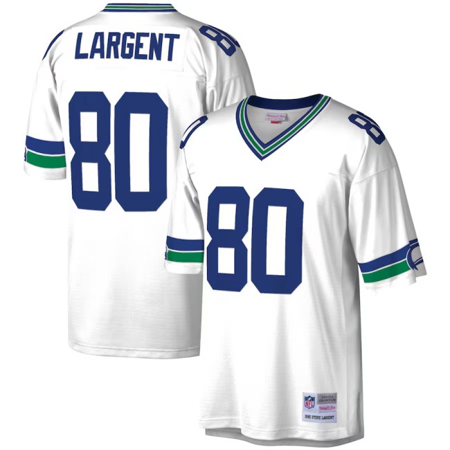 Men's #80 Steve Largent Seattle Seahawks Legacy Replica Jersey - White