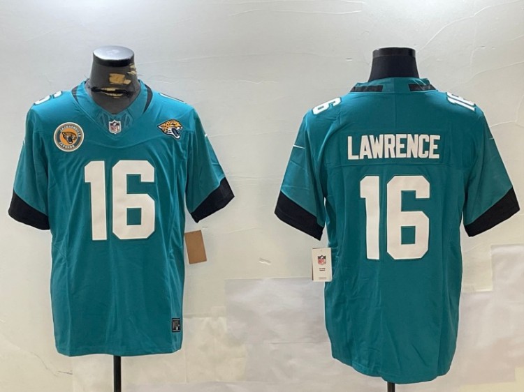 Men's Jacksonville Jaguars #16 Trevor Lawrence Teal Nike Vapor Untouchable Limited Stitched NFL Jerseys