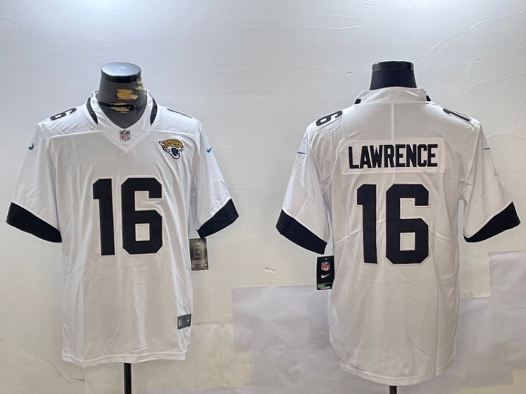 Men's Jacksonville Jaguars #16 Trevor Lawrence White Nike Vapor Untouchable Limited Stitched NFL Jersey