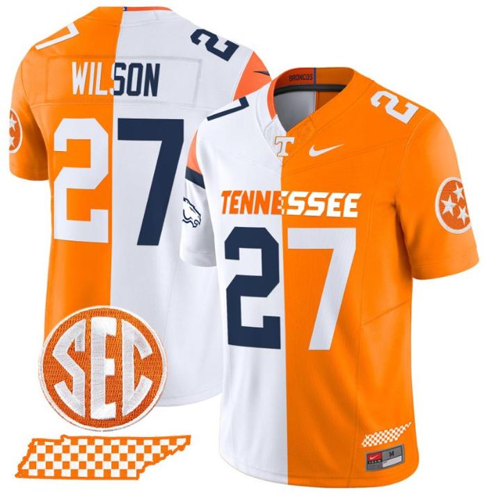 Men's Nike Al Wilson Jersey #27 Tennessee Volunteers Split FUSE Vapor Limited NCAA Football Stitched