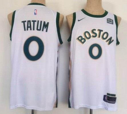 Men's Boston Celtics #0 Jayson Tatum White 2023 City Icon Sponsor Swingman Jersey