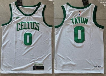 Men's Boston Celtics #0 Jayson Tatum White Classic Icon Swingman Jersey