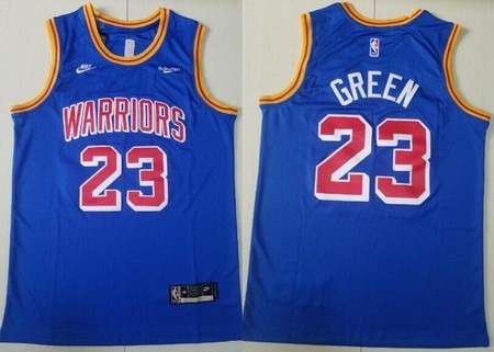 Men's Golden State Warriors #23 Draymond Green Blue Classic Icon Sponsor Swingman Jersey