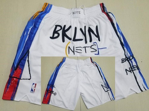 Men's Brooklyn Nets White 2022 City Just Don Shorts