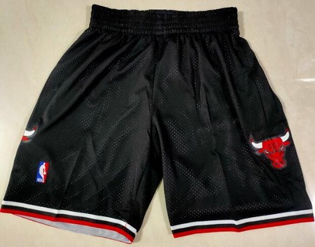 Men's Chicago Bulls Black Swingman Shorts