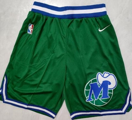 Men's Dallas Mavericks Green Classic Swingman Shorts