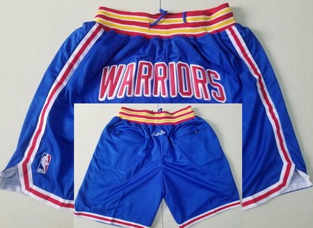 Men's Golden State Warriors Blue Classic Just Don Shorts