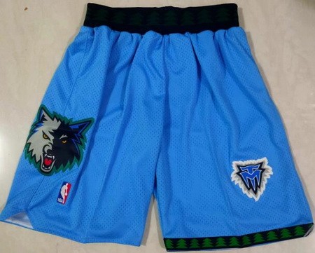 Men's Minnesota Timberwolves Blue Classic Swingman Shorts