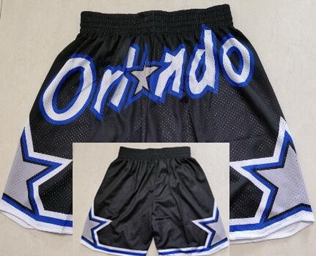 Men's Orlando Magic Black Swingman Shorts