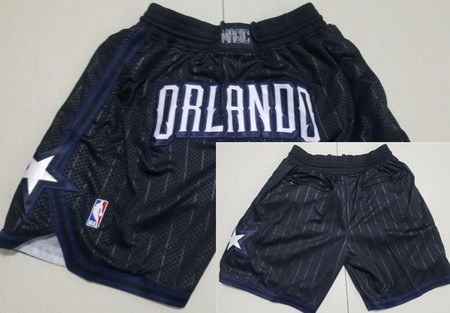 Men's Orlando Magic Black 2022 City Just Don Shorts