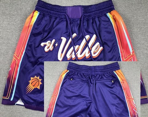 Men's Phoenix Suns Purple 2023 City Just Don Shorts