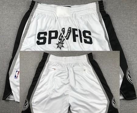 Men's San Antonio Spurs White Just Don Shorts