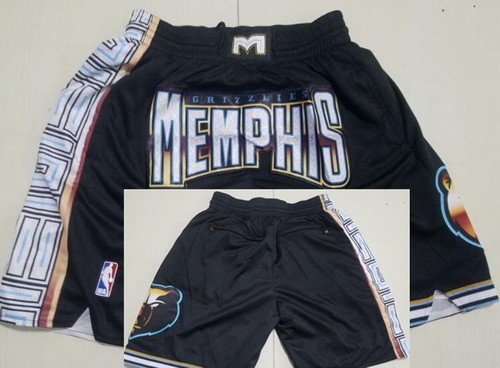 Men's Vancouver Grizzlies Black 2022 City Just Don Shorts