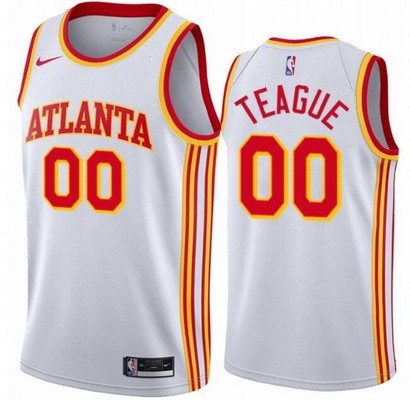 Men's Atlanta Hawks Customized White Association Icon Swingman Jersey