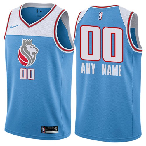 Men's Sacramento Kings Customized Light Blue City Icon Swingman Nike Jersey