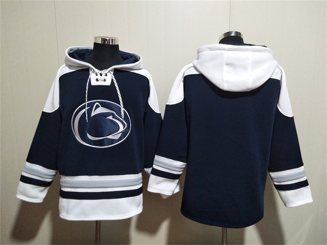 Men's Penn State Nittany Lions Navy Ageless Must-Have Lace-Up Pullover Hoodie