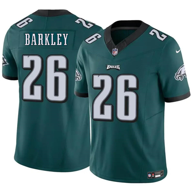 Youth Philadelphia Eagles #26 Saquon Barkley Green 2023 F.U.S.E. Vapor Untouchable Limited Stitched Football Jersey