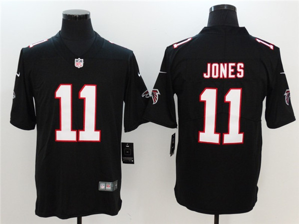 Men's Atlanta Falcons #11 Julio Jones Red 2020 Team Big Logo Limited Stitched Jersey