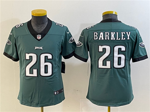 Youth Philadelphia Eagles #26 Saquon Barkley Green Vapor Untouchable Limited Stitched Jersey