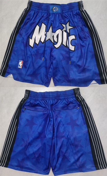 Men's Orlando Magic Blue Shorts(Run Small)