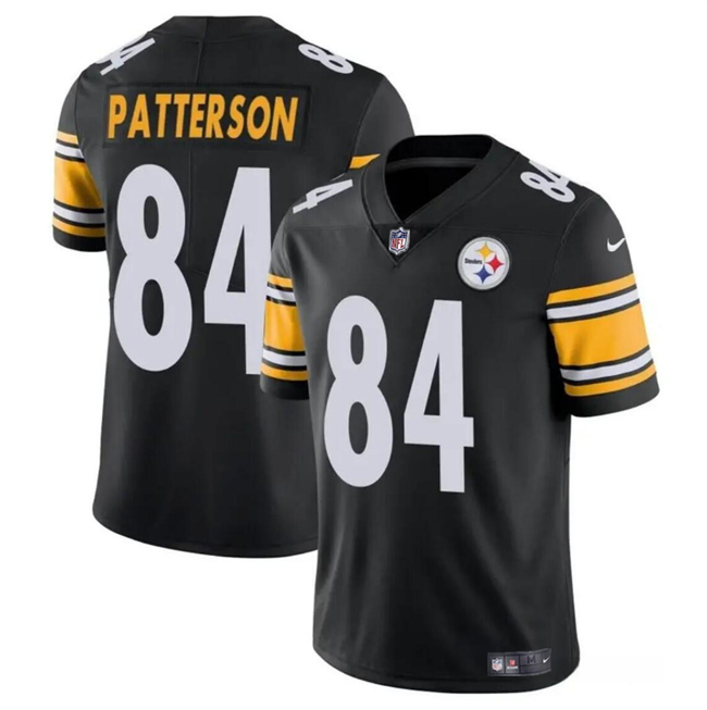 Men's Pittsburgh Steelers #84 Cordarrelle Patterson Black Vapor Untouchable Limited Football Stitched Jersey