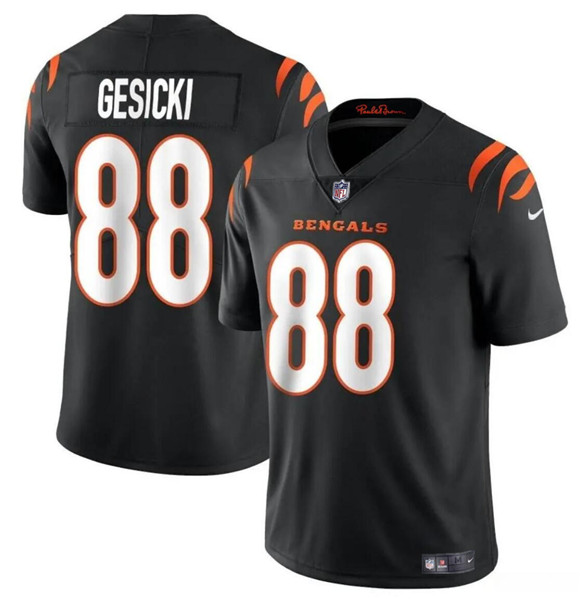 Men's Cincinnati Bengals #88 Mike Gesicki Black Vapor Untouchable Limited Stitched Jersey