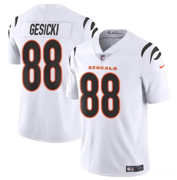 Men's Cincinnati Bengals #88 Mike Gesicki White Vapor Untouchable Limited Stitched Jersey