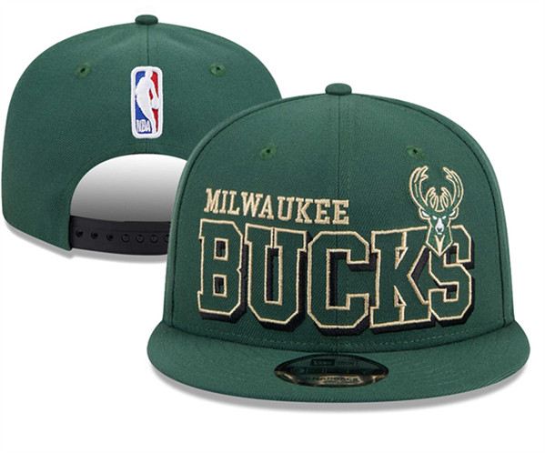 Milwaukee Bucks Stitched Snapback Hats 0034