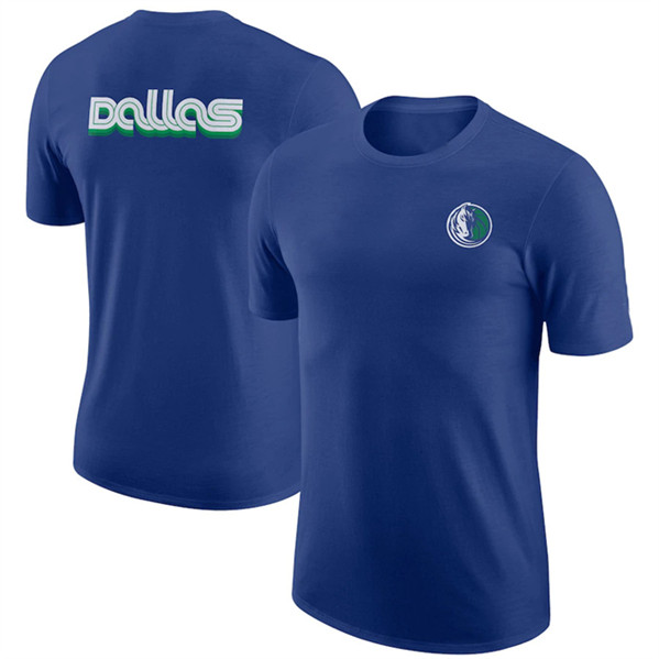 Men's Dallas Mavericks 2022-23 City Edition Blue T-Shirt