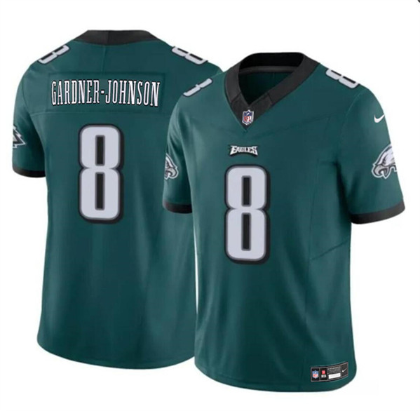 Youth Philadelphia Eagles #8 Chauncey Gardner-Johnson Green 2024 F.U.S.E. Vapor Untouchable Limited Football Stitched Jersey