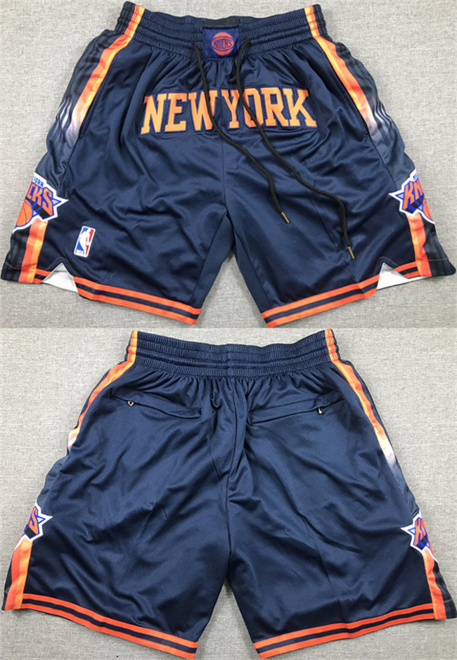 Men's New Yok Knicks Navy Shorts