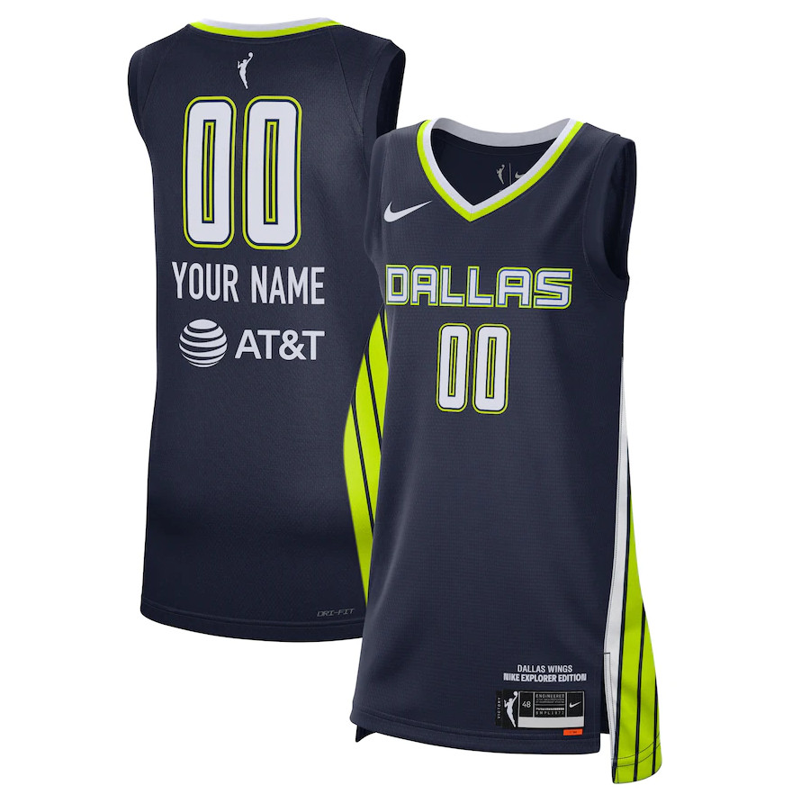 Women's Dallas Wings Active Player Custom Stitched WNBA Jersey