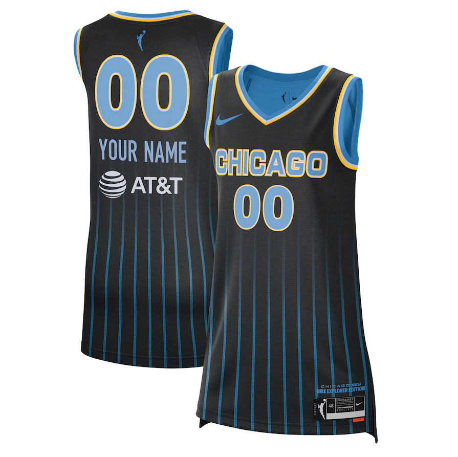 Women's Chicago Sky Active Player Custom Stitched WNBA Jersey