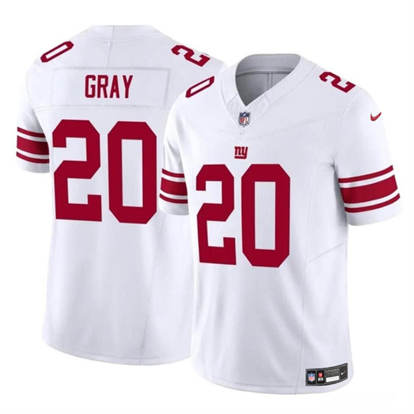 Men's New York Giants #20 Eric Gray White 2023 F.U.S.E. Vapor Untouchable Limited Football Stitched Jersey