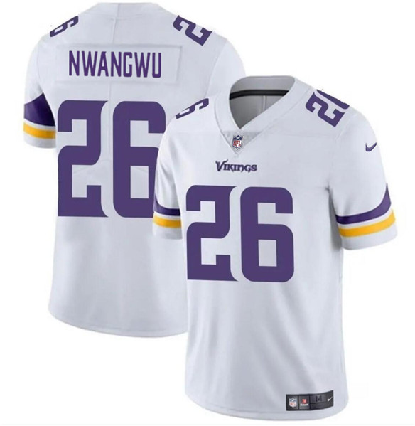 Men's Minnesota Vikings #26 Kene Nwangwu White Vapor Untouchable Limited Stitched Jersey