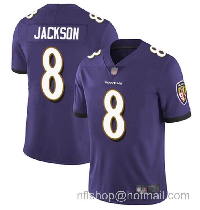 Toddler Baltimore Ravens #8 Lamar Jackson Purple Vapor Untouchable NFL Jersey