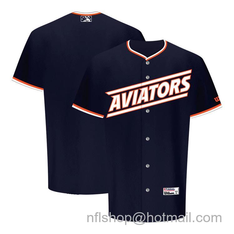 Men's Las Vegas Aviators Blank 2023 Alternate Aviators Navy Stitched Baseball Milb Jersey