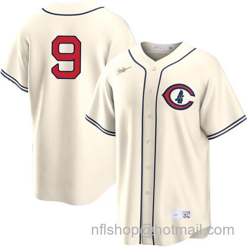 Javier Baez Chicago Cubs Field of Dreams Player Cream Nike Men's Stitched Baseball Jersey