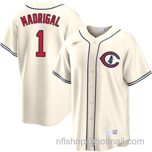 Nick Madrigal Chicago Cubs Field of Dreams Cream Nike Men's Stitched Baseball Jersey