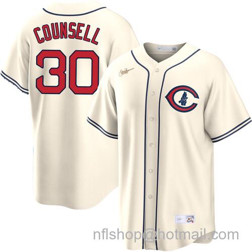 Craig Counsell Chicago Cubs Field of Dreams Cream Nike Men's Stitched Baseball Jersey