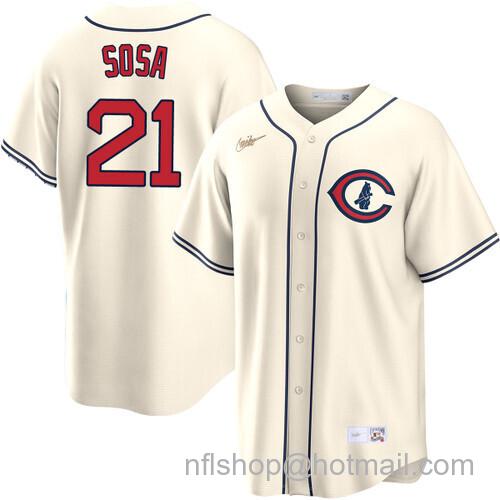 Sammy Sosa Chicago Cubs Field of Dreams Cream Nike Men's Stitched Baseball Jersey